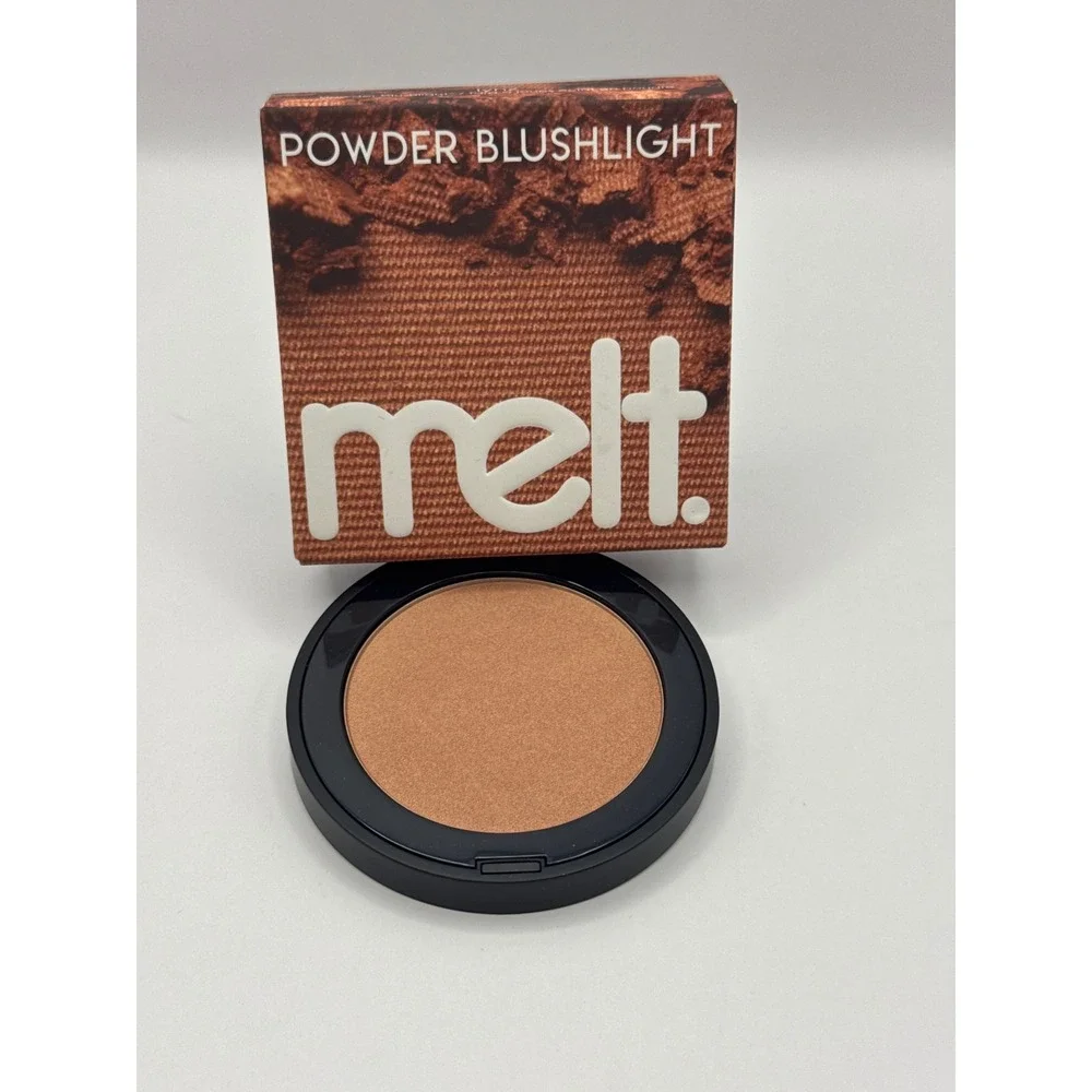 Melt Cosmetics Powder Blushlight Lynx Warm Terracotta Shimmer Blush Highlighter